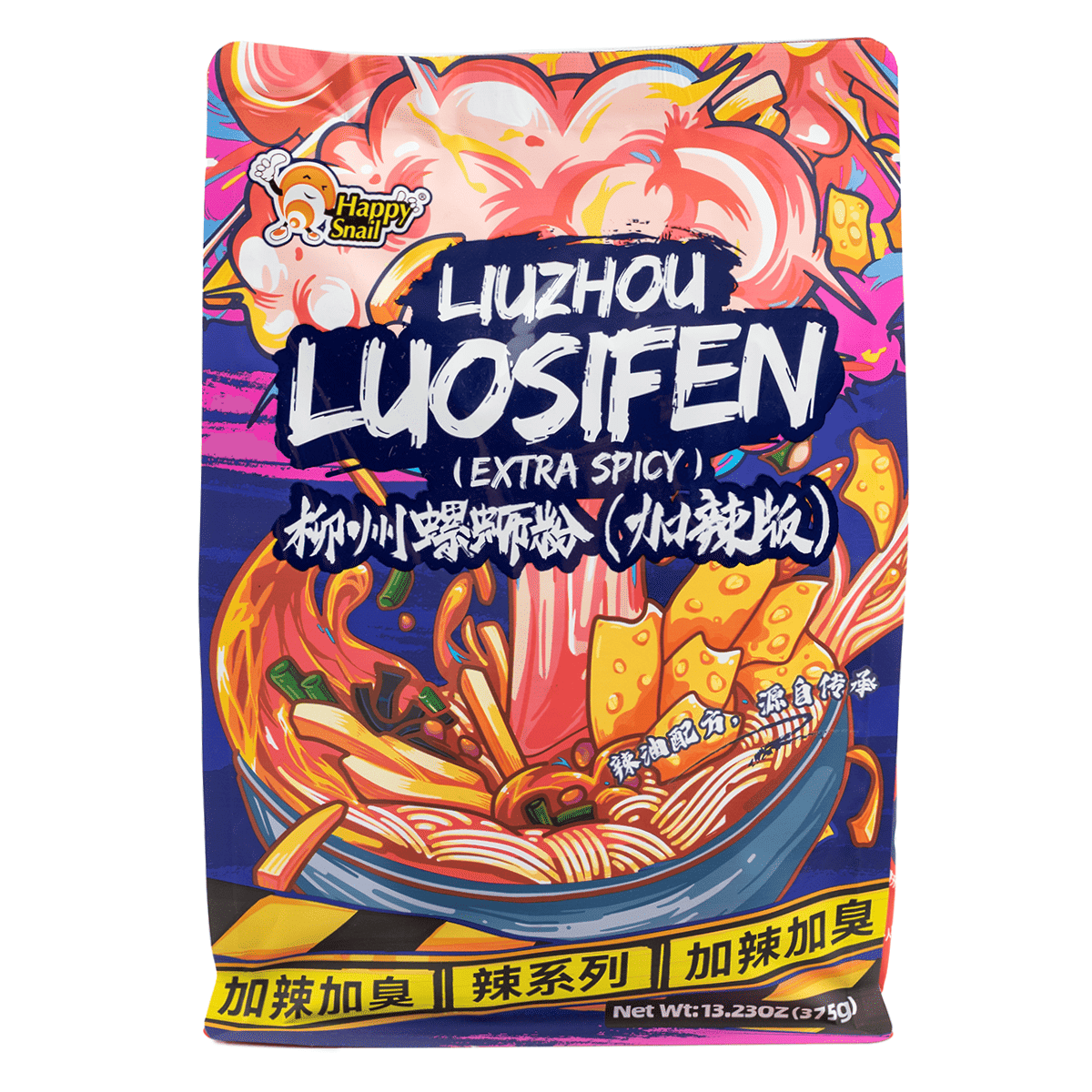 Happysnailタニシ入りビーフン (激辛 ) 375 グラム