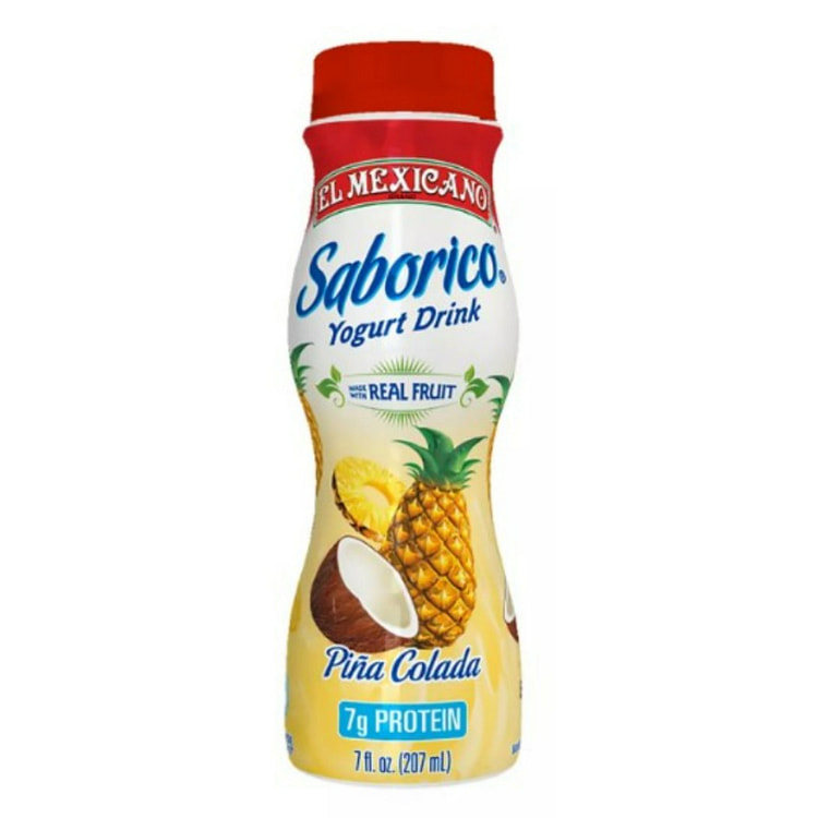 El Mexicano Pina Colada Saborico Yogurt drink 7 oz