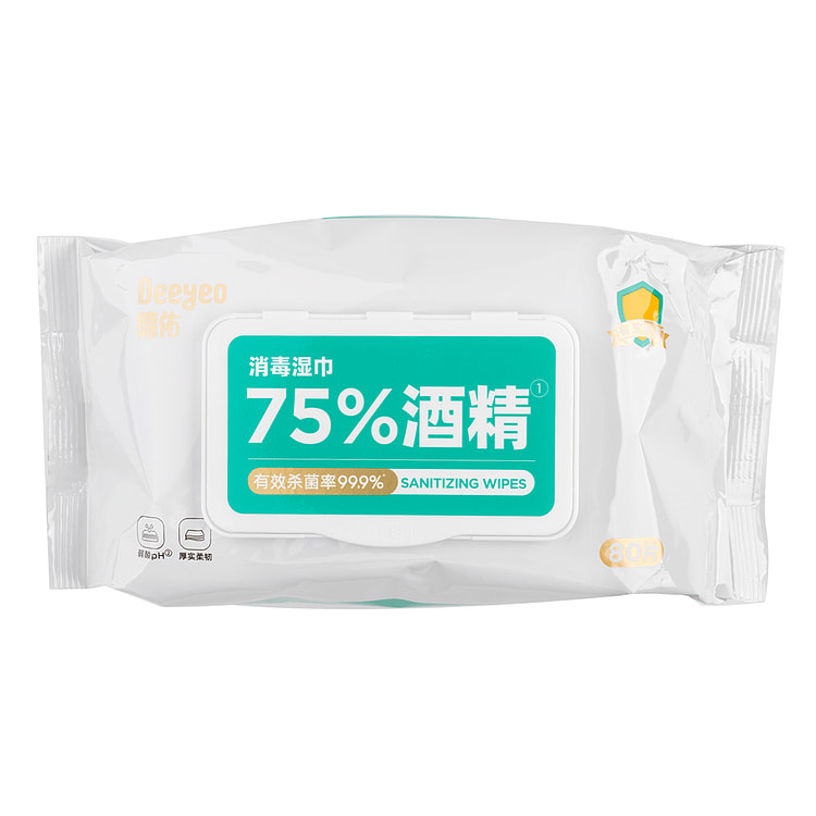 Deeyeo 75% alcohol wipes 1 個