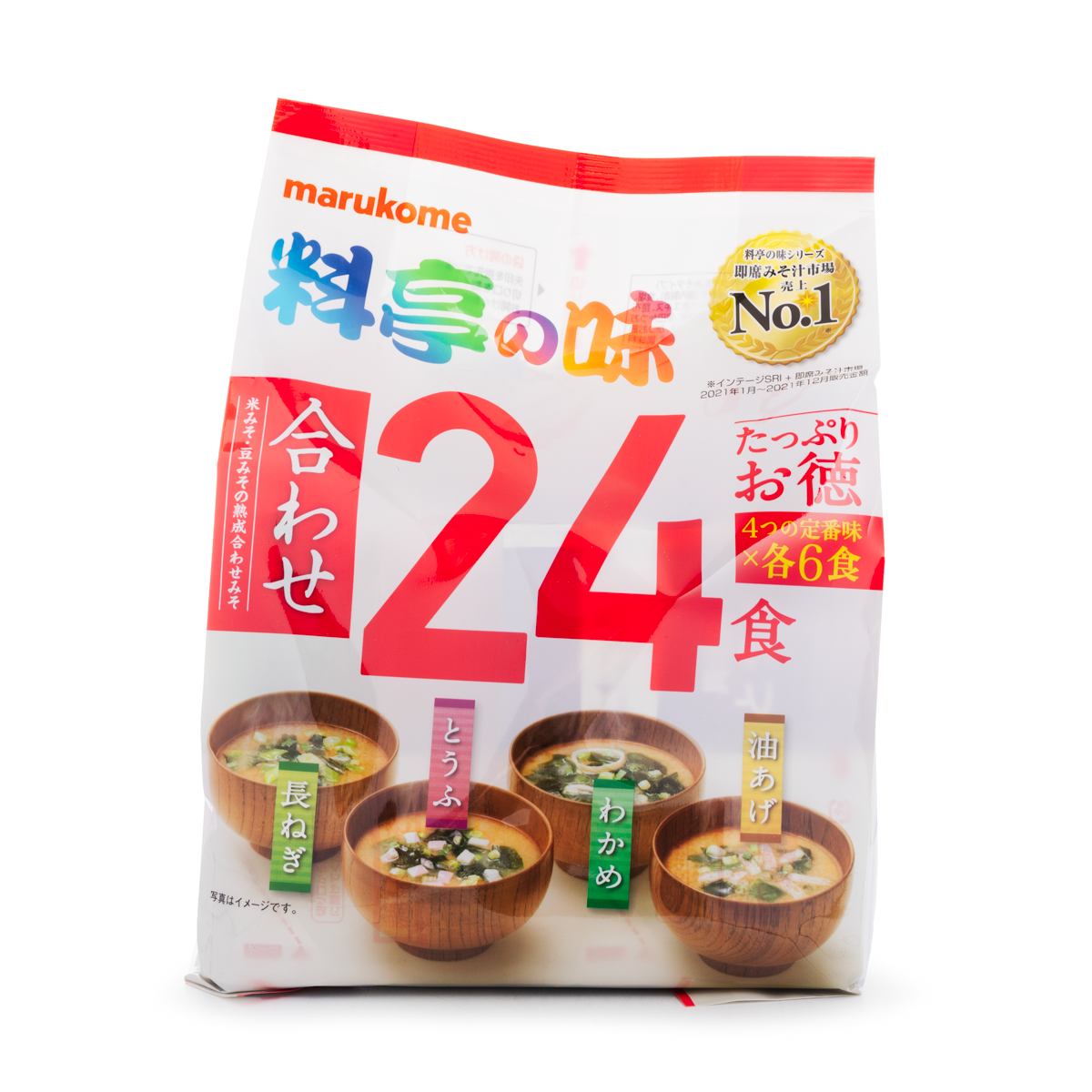 マルコメ インスタント 味噌汁 料亭の味 合わせ 24食入り 15.5 オンス