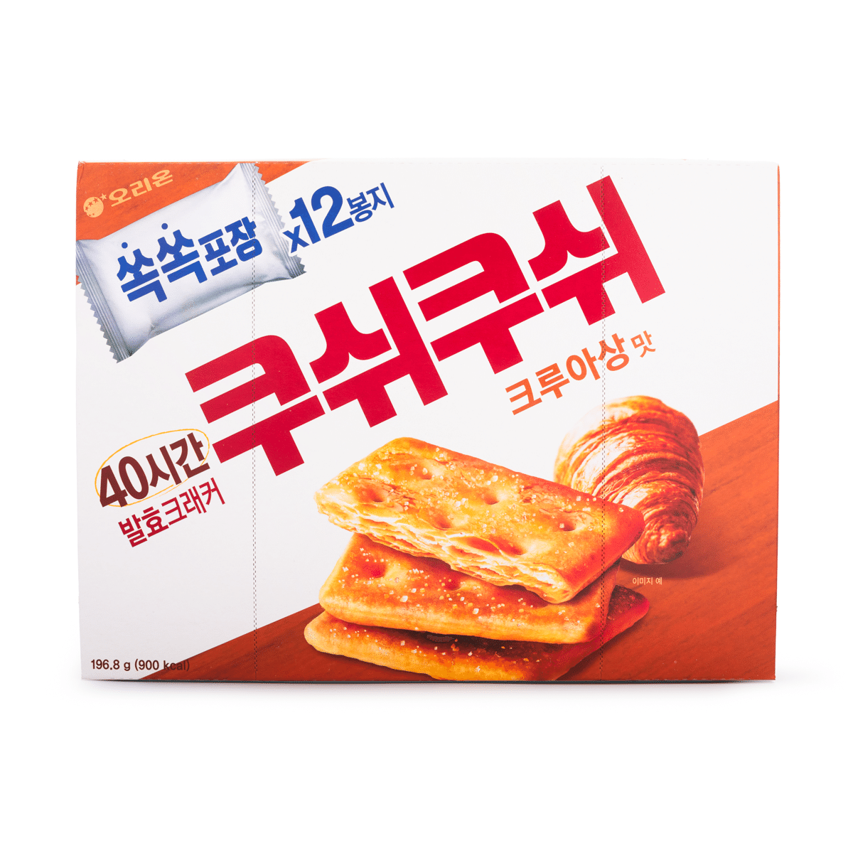 오리온 쿠쉬쿠쉬 크루아상맛 12봉지 196.8 그램