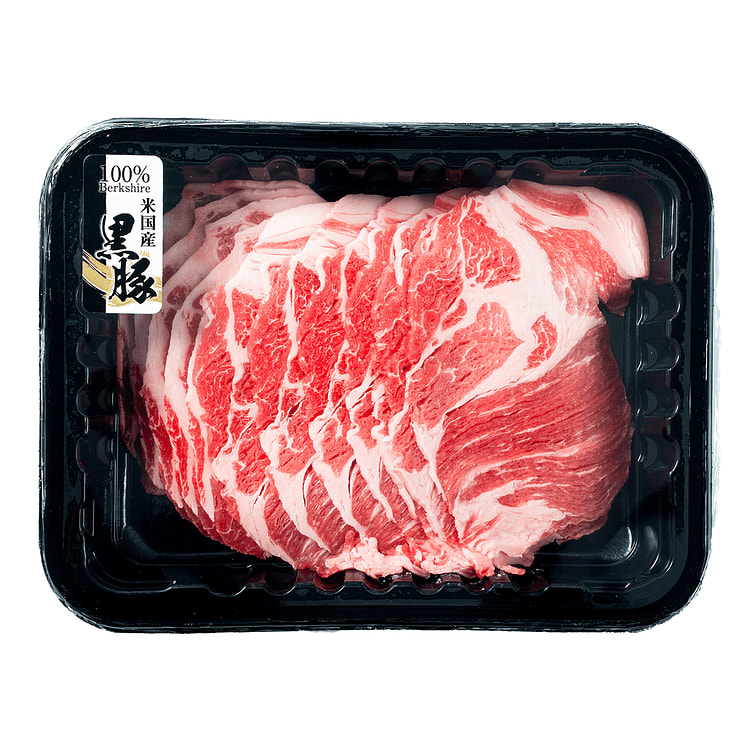 Kurobuta Berkshire Pork Katarosu (Pork Collar) 2mm, Frozen 8 oz