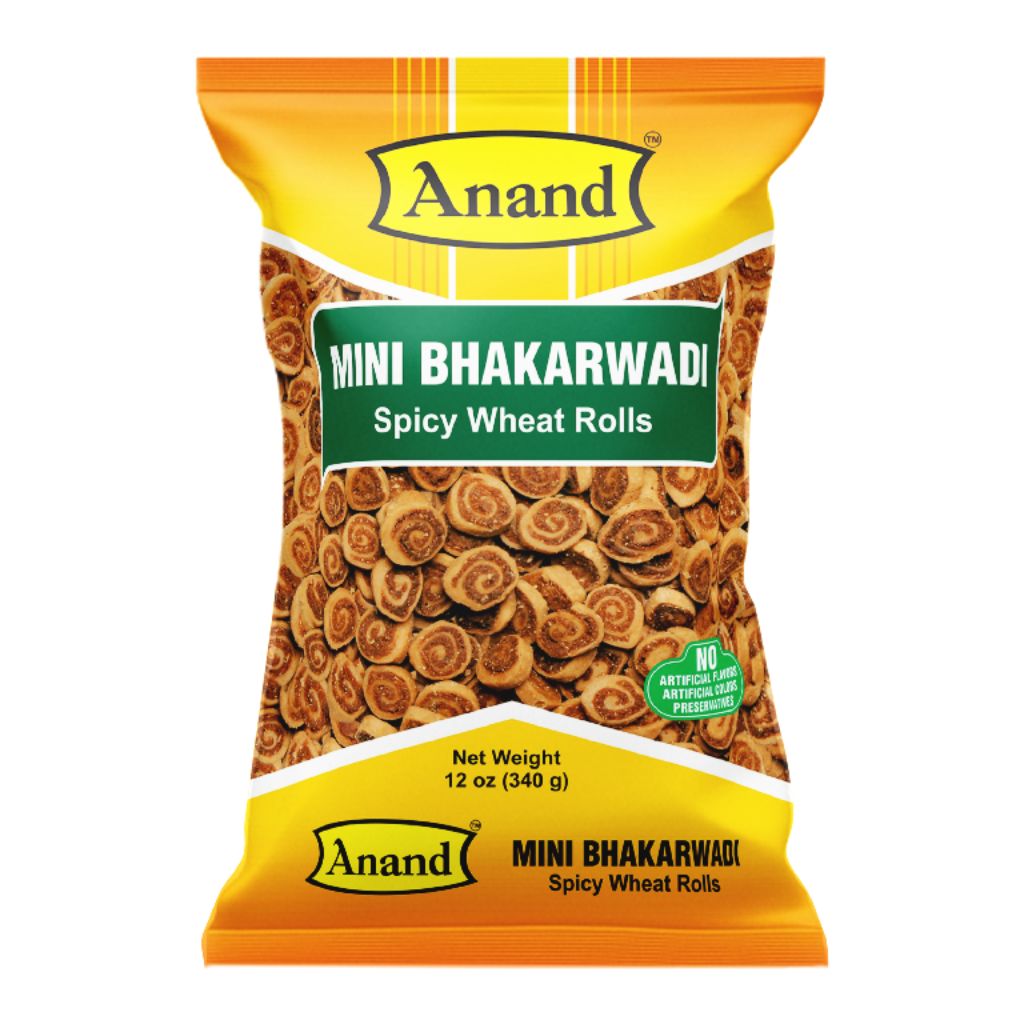 Anand Mini Bhakarwadi (Spicy Wheat Rolls) 340 g