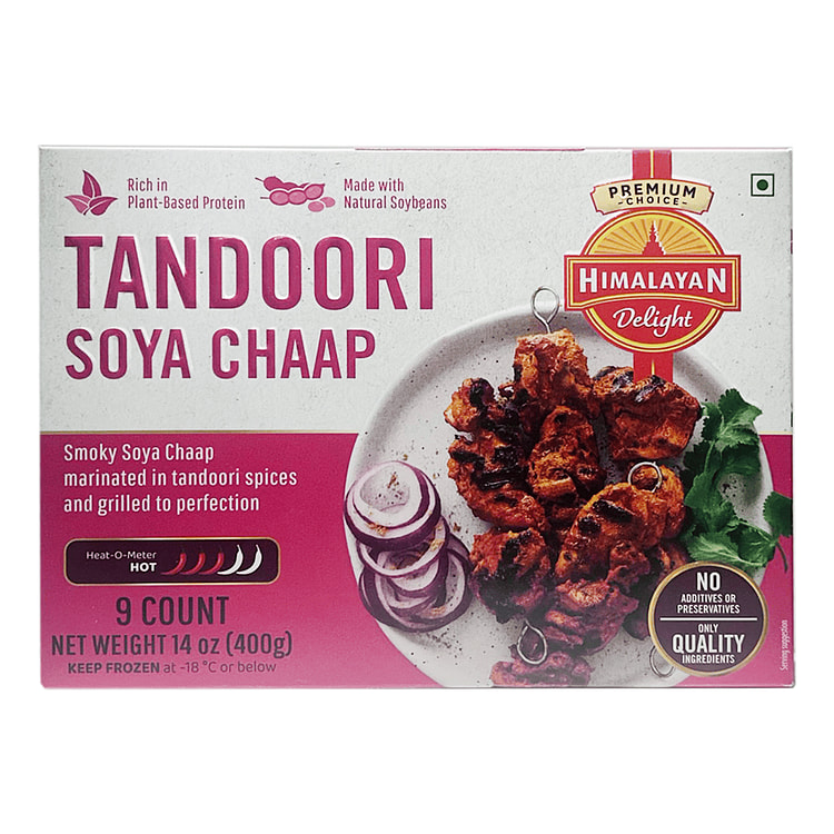 Himalayan Delight Tandoori Soya Chaap 14 oz