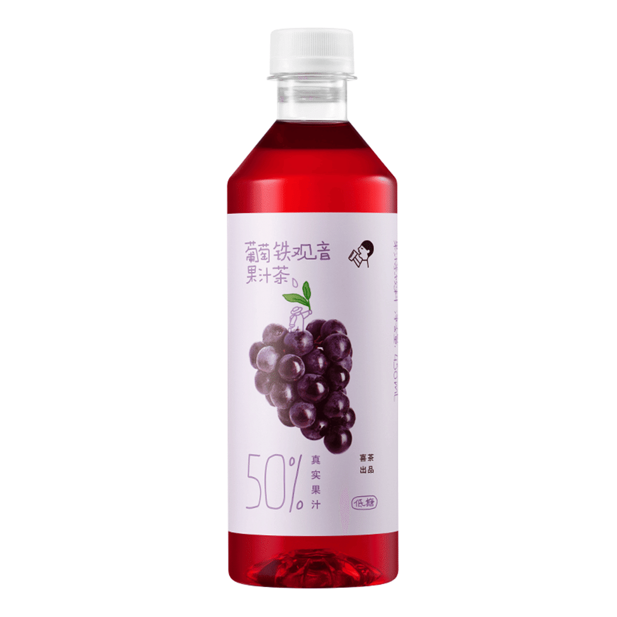 HEYTEA Grape Flavored Tea Drink 450 ml