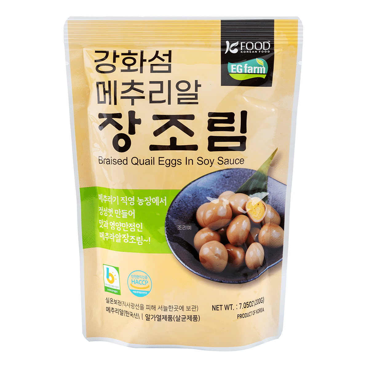 EG Farm BRAISED QUAIL EGGS IN SOY SAUCE 200 g