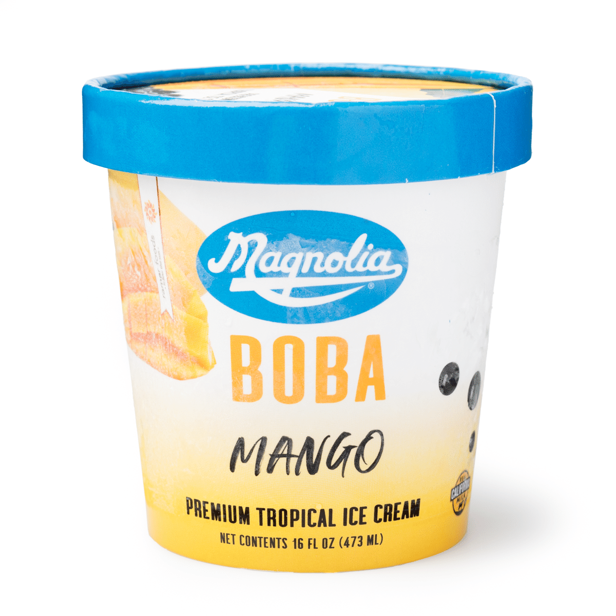 Magnolia Boba Mango Ice Cream 473 ml
