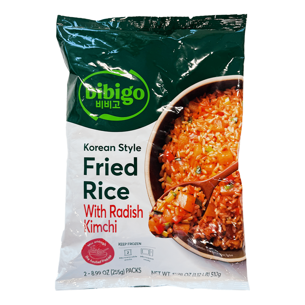 CJ Bibigo Radish Kimchi Fried Rice, Frozen 18 oz