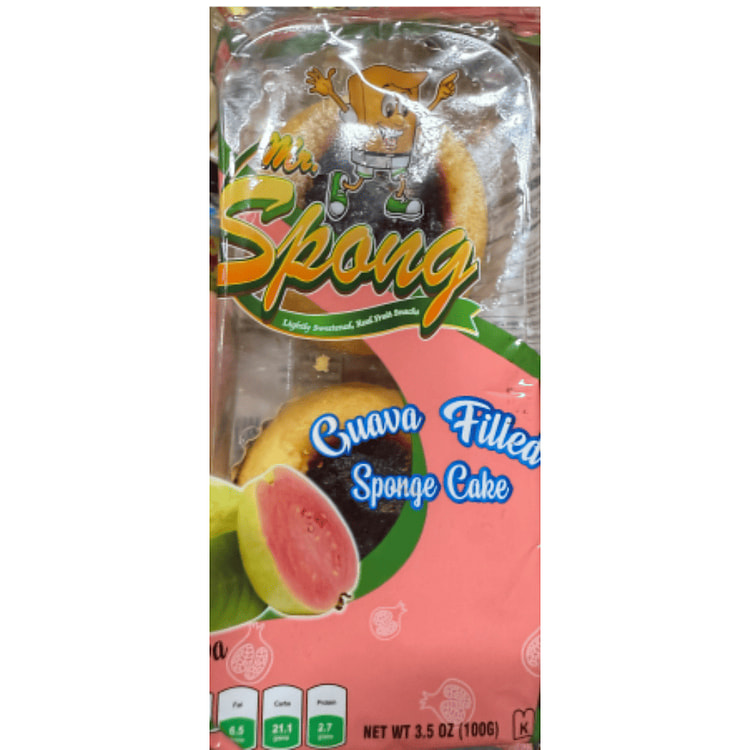 Mr. Spong Bolo Recheado de Goiaba 3.5 oz