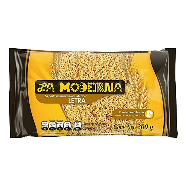 La Moderna Alphabets Pasta 7 oz (min 2)