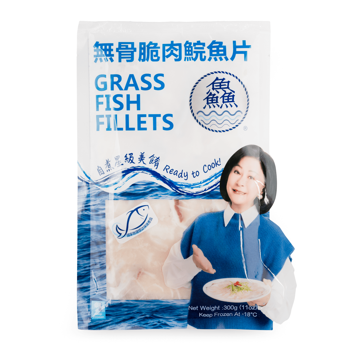 Xian Grass Fish Fillets, Frozen 300 g