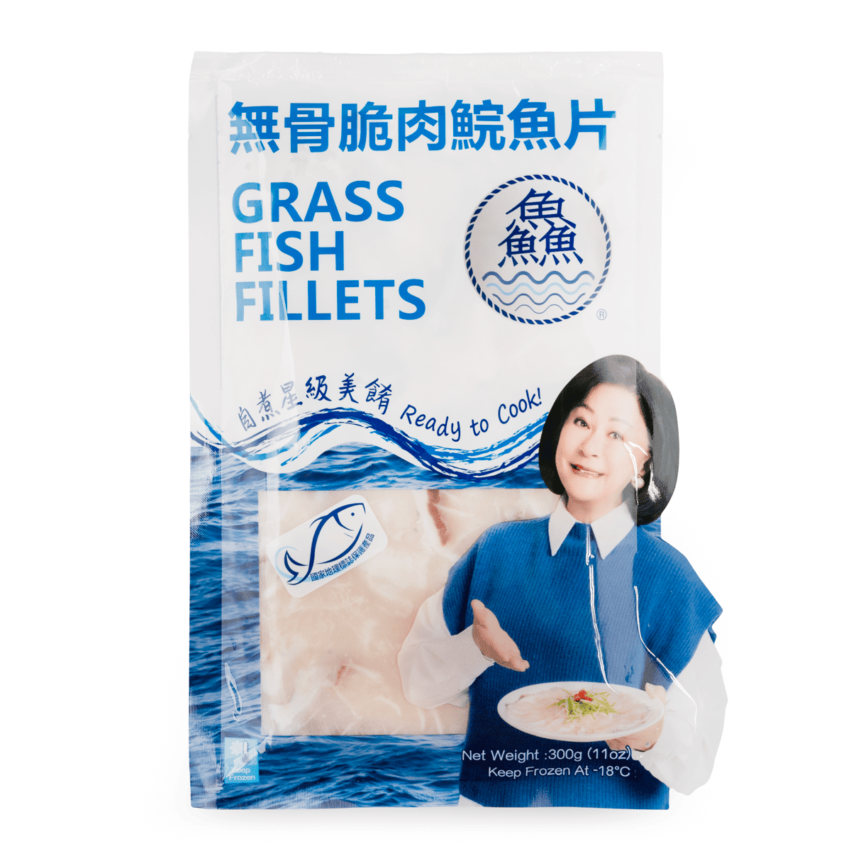 Xian Grass Fish Fillets, Frozen 300 g