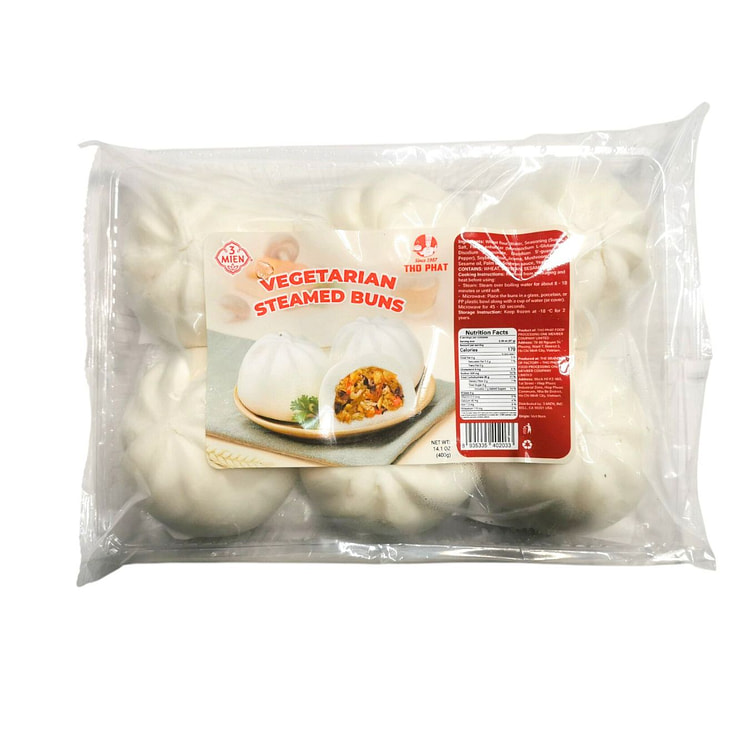 Tho Phat Vegetarian Buns, Frozen 14 oz