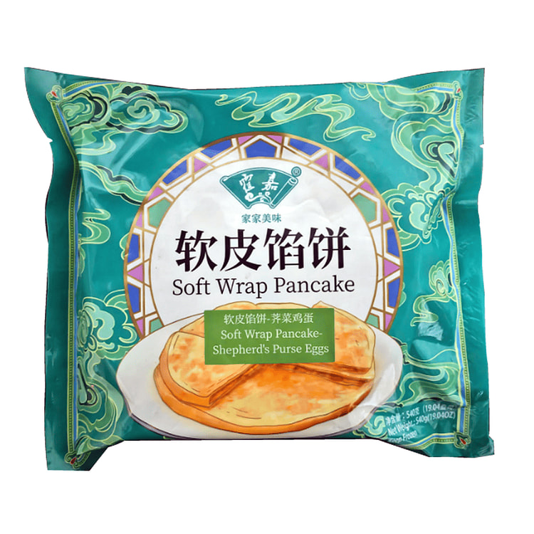 Huo Jia, Soft Pancake Shepherd's purse eggs 540 gramo(s)