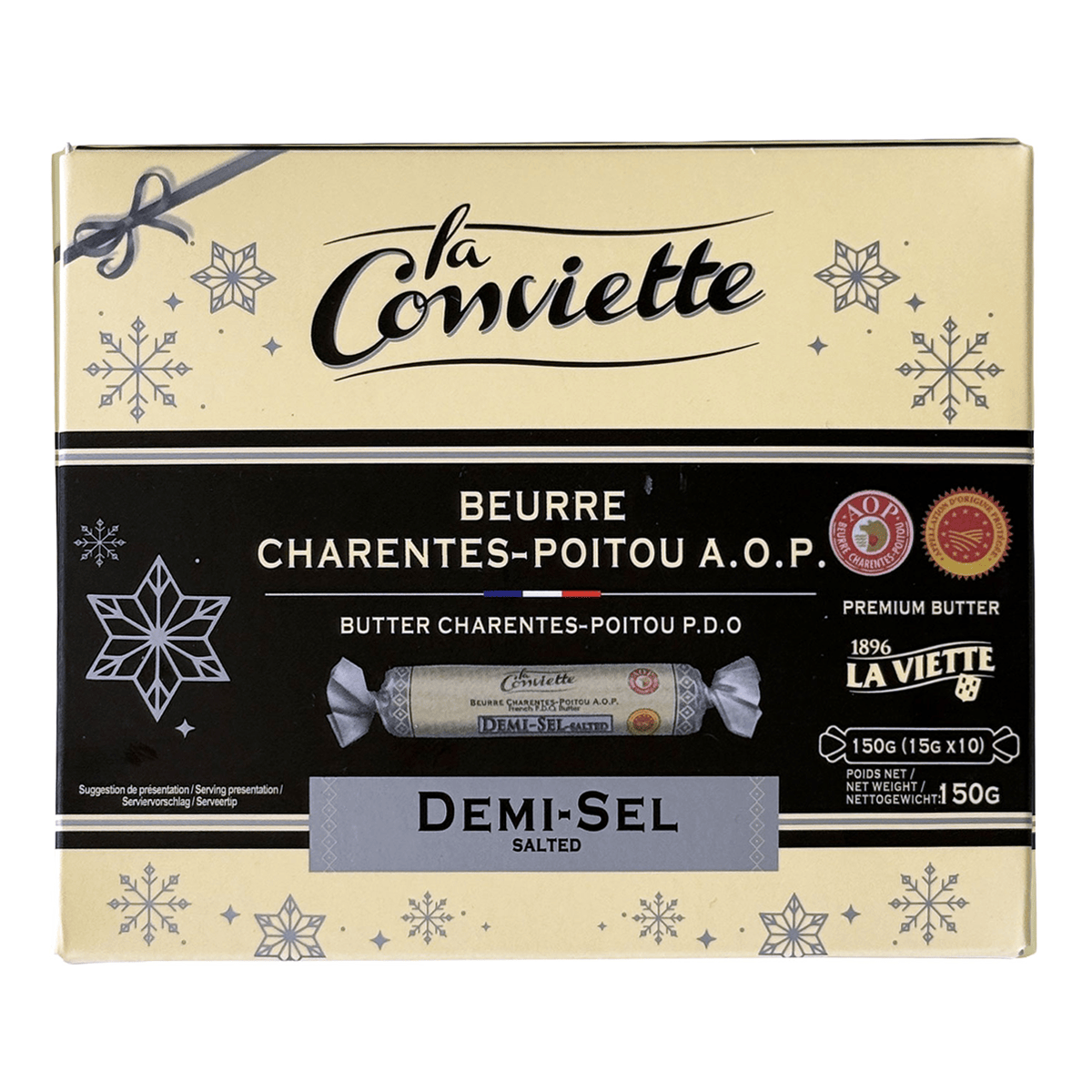 La Conviette Premium Butter Salted X 10 rolls 150 g