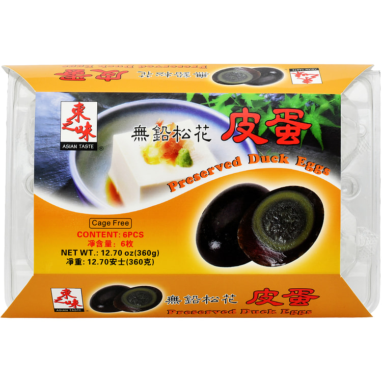 Asian Taste Preserved Duck Eggs 2.12 oz*6 counts