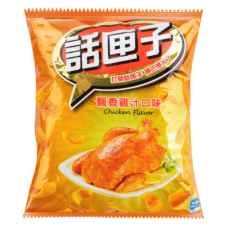 Huajiazi Corn Chips Artificial Chicken Flavor 52 g