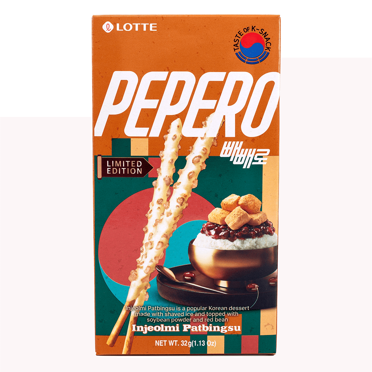 Lotte Injeolmi Patbingsu Pepero 32 g