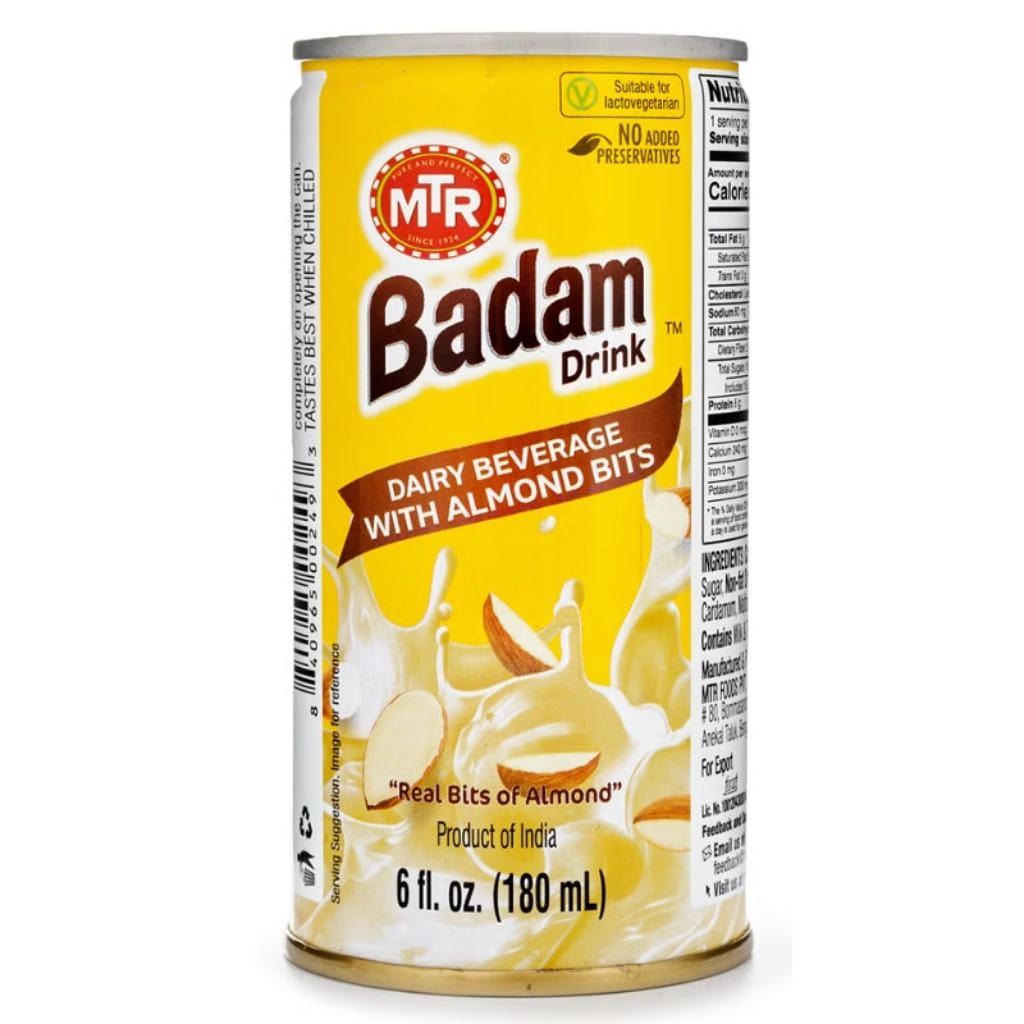 MTR Badam Almond Drink Can 6 fl.oz*48 pack