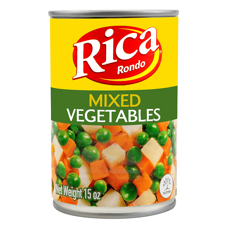 Rica Mixed Vegetables 15 oz (min 2)