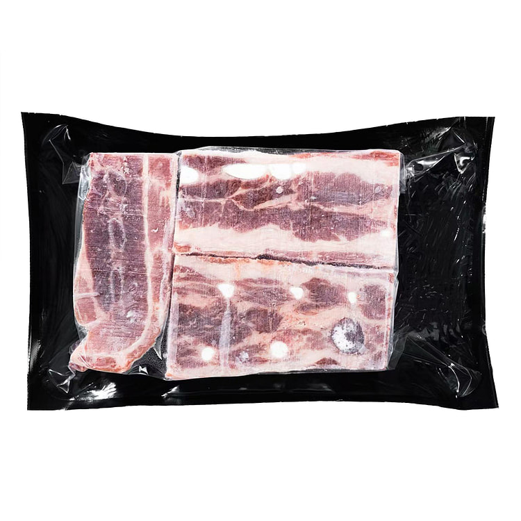 Pork Rib Strips in tray pack, Frozen 1.5 libra(s)