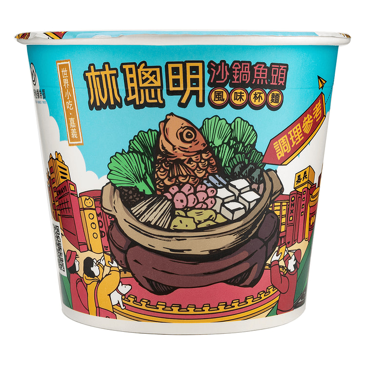 林聪明 沙锅鱼头风味杯面 62 克