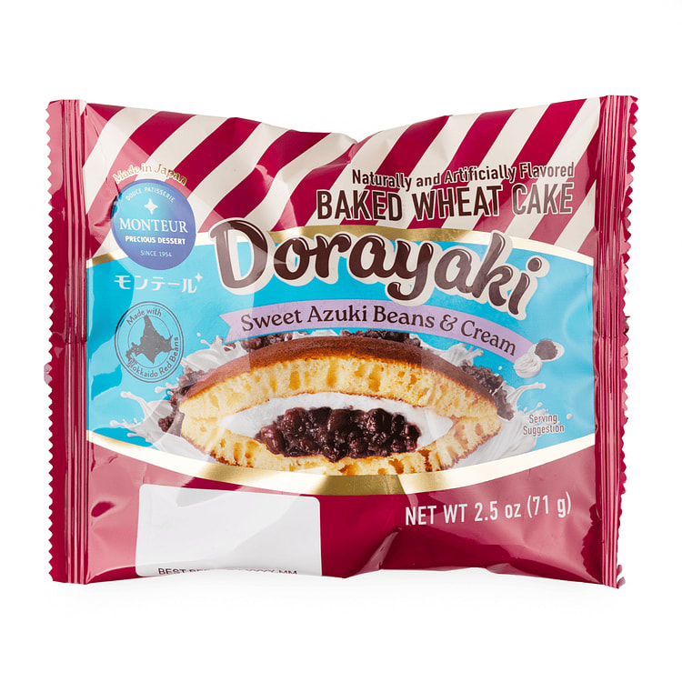 Monteur Dorayaki Hokkaido Azuki 2.5 oz (min 2)