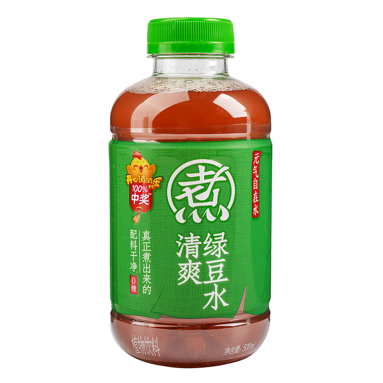元气森林 自在水 清爽绿豆水 500 毫升
