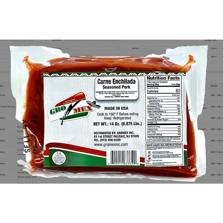 Gromex Enchilada de carne de cerdo sazonada 14 onza(s)