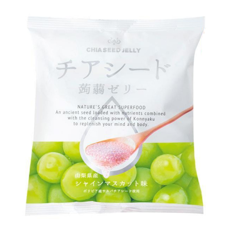 Wakasho Chia Seed Konnyaku Jelly Shine Muscat 5.8 盎司