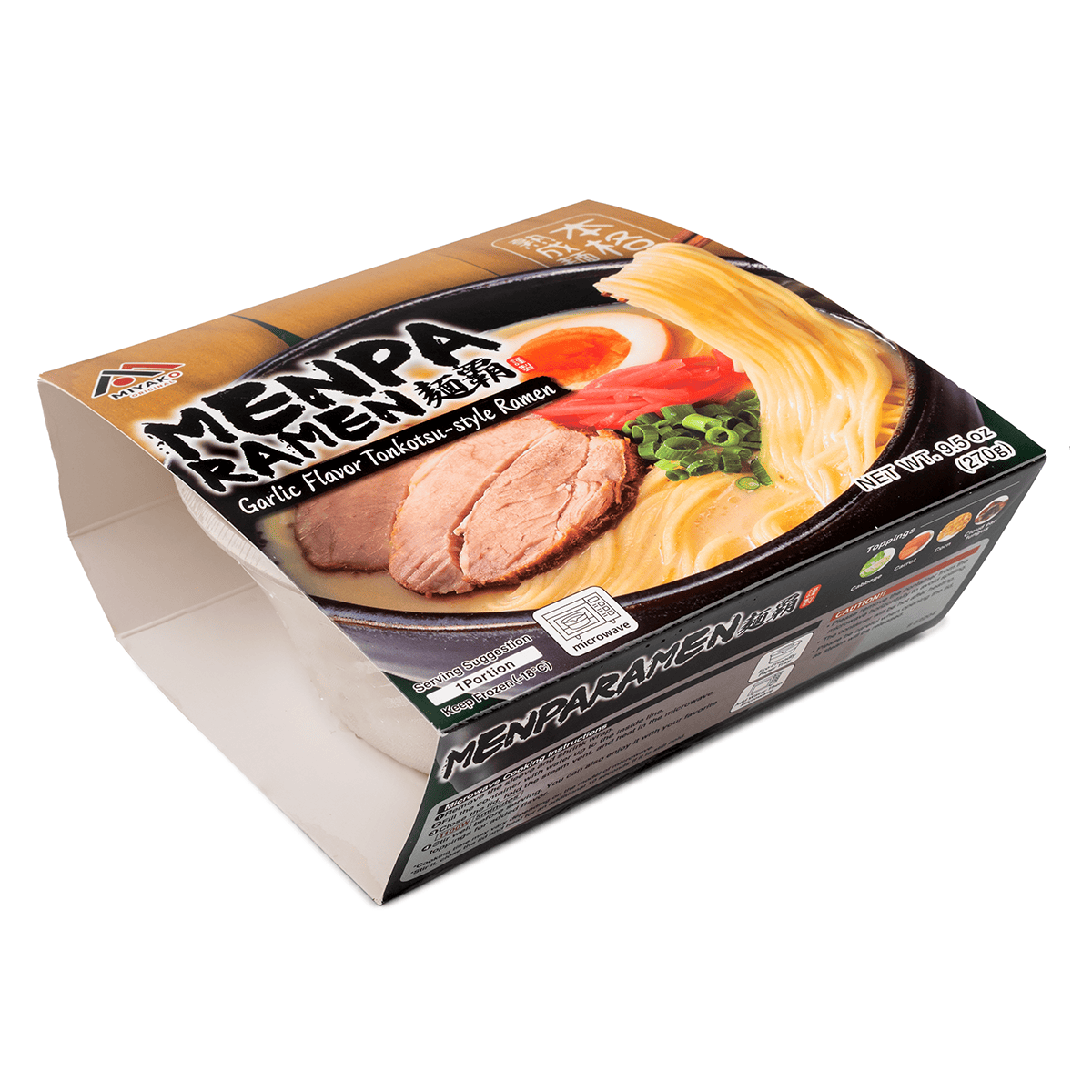 Get Miyako Menpa Garlic Flavor Tonkotsu Ramen Frozen 9.5 oz