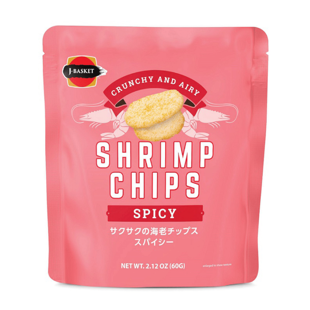 J-Basket Shrimp Chips Spicy Flavor 2.12 oz
