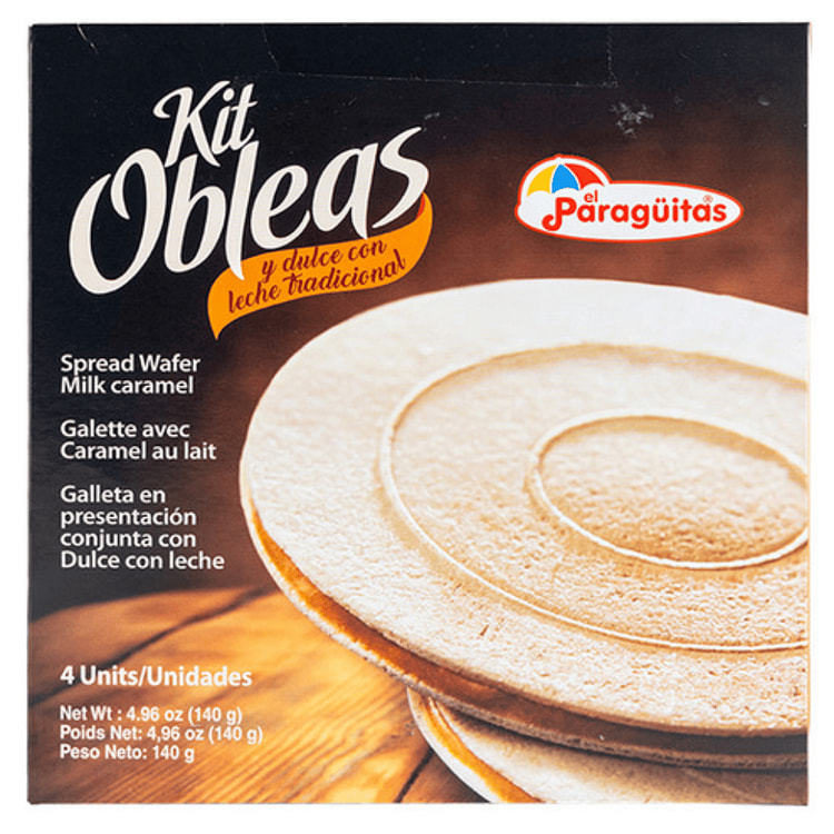 El Paraguitas Wafer with Milk caramel 4.96 oz