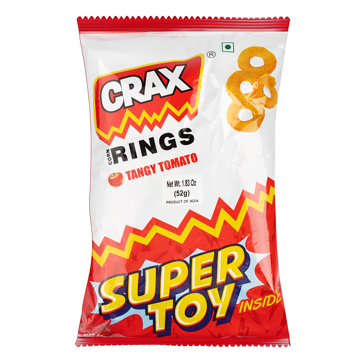 Crax Corn Rings Peppy Tomato Puffs 22 克