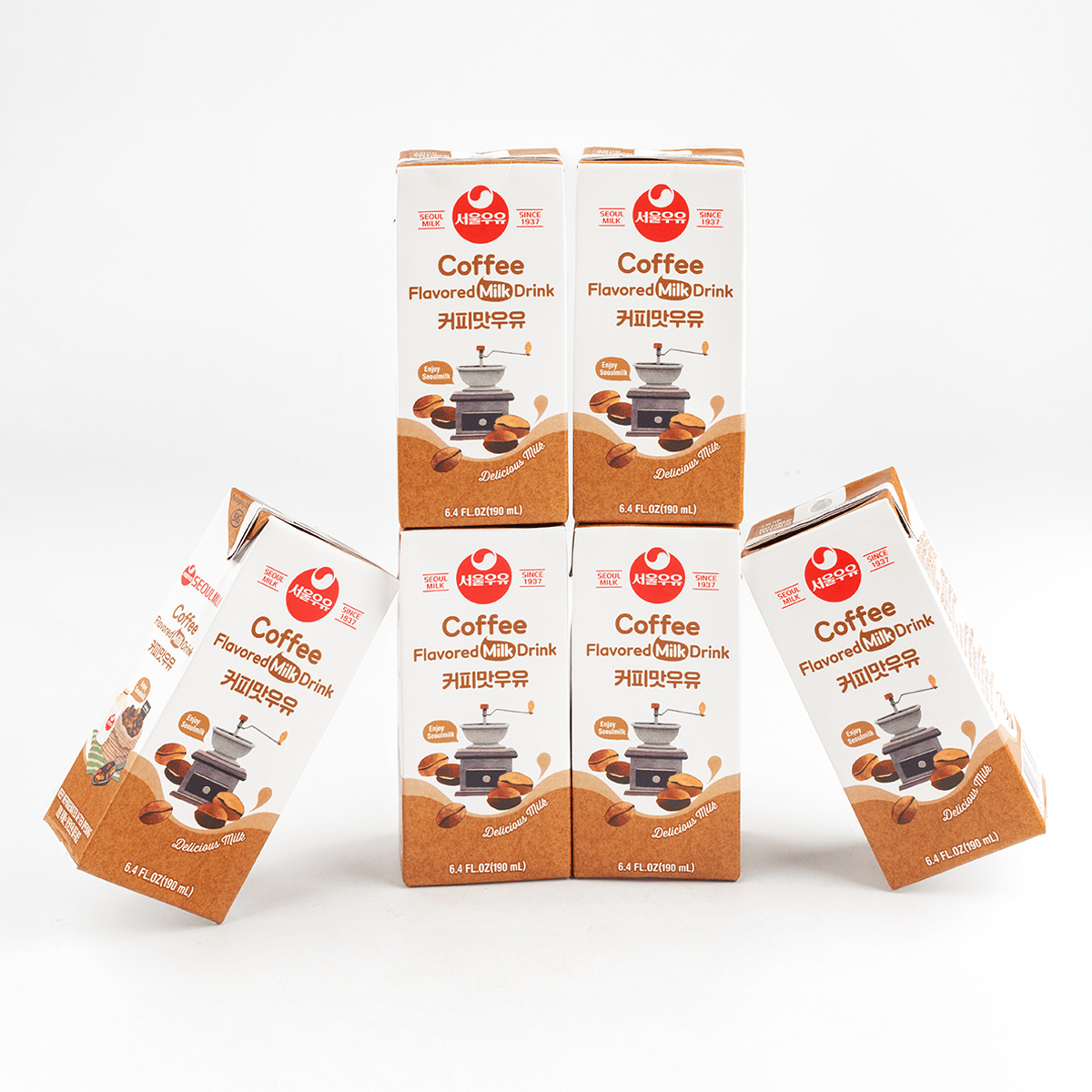 Seoul Milkコーヒーミルク6個入 190 ml(ミリリットル)*6 パック - Weee!