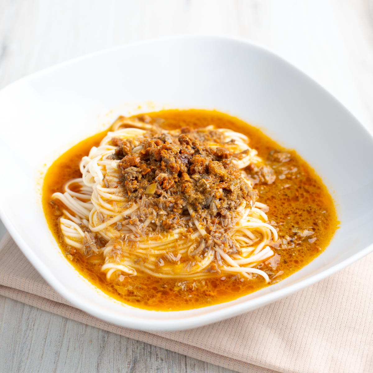 Get Chaimi Suzhou style crab roe noodles 225 g Delivered | Weee