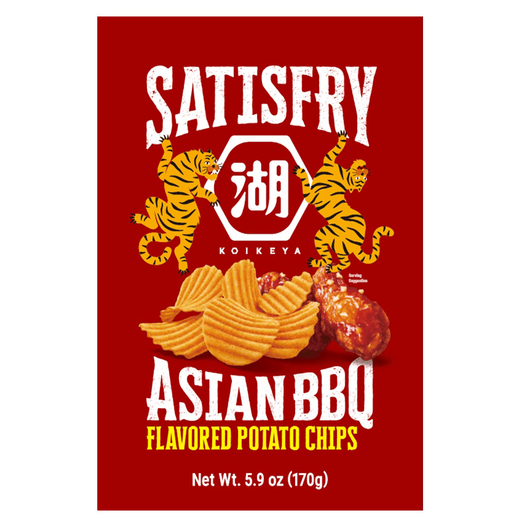 湖池屋 SATISFRY ポテトチップス アジアンバーベキュー味 170g 5.9 オンス