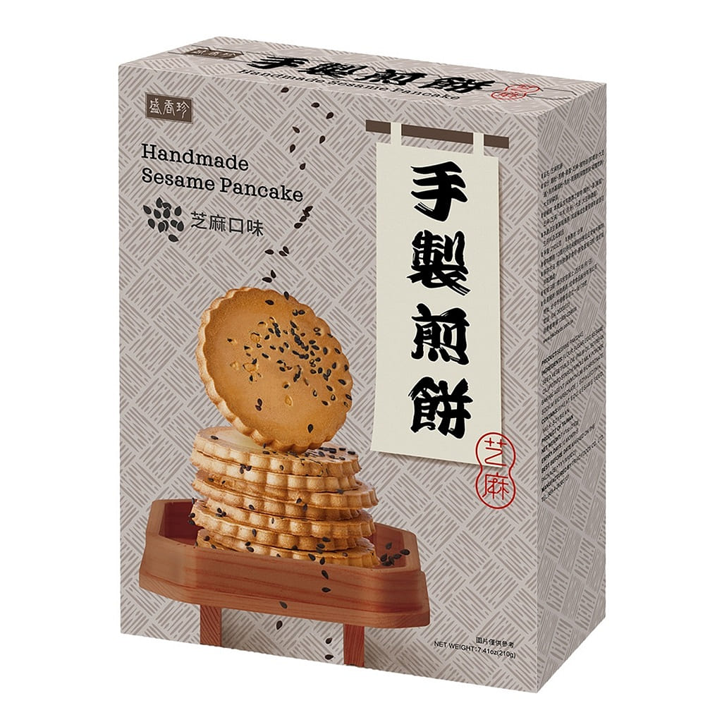 盛香珍 手制煎饼 芝麻味 210 克