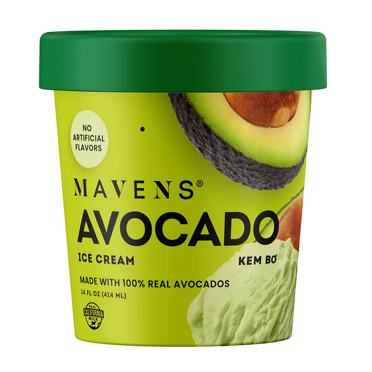 Mavens Avocado Ice Cream 14 onza(s) líquida(s)