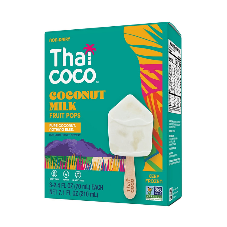 Kem Que Sữa Dừa Trái Cây Thai Coco, 3 Cây 7.1 oz