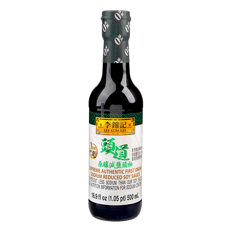 李锦记头道原酿减盐头抽 500 毫升