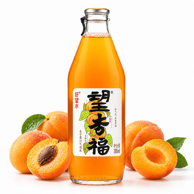 好望水 望杏福 杏子气泡果汁 300 毫升