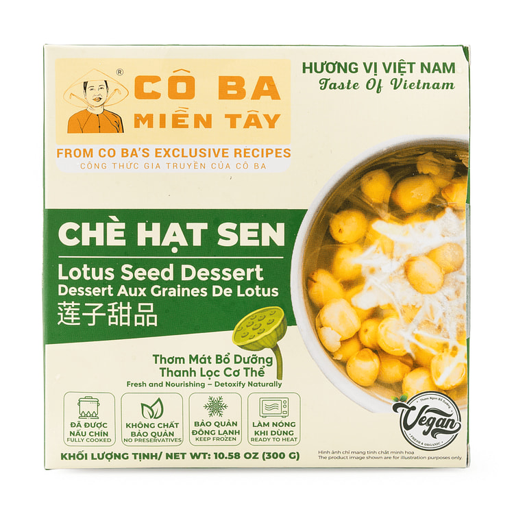Co Ba Mien Tay Lotus Seed Dessert, Frozen 10.58 oz
