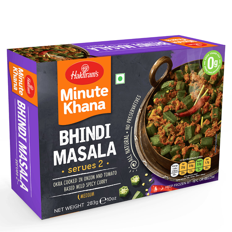Haldiram's Minute Khana Bhindi (Okra) Masala 283 g