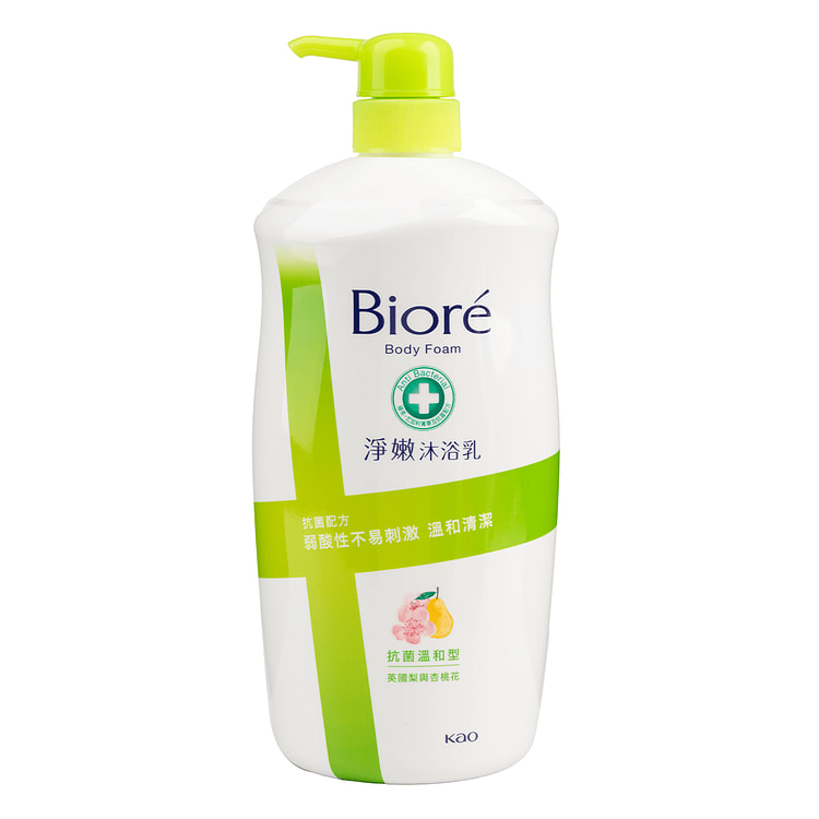 KAO BIORE CLEAN AND SOFT BODY WASH -Pear &amp; Apricot Blossom 1000 g