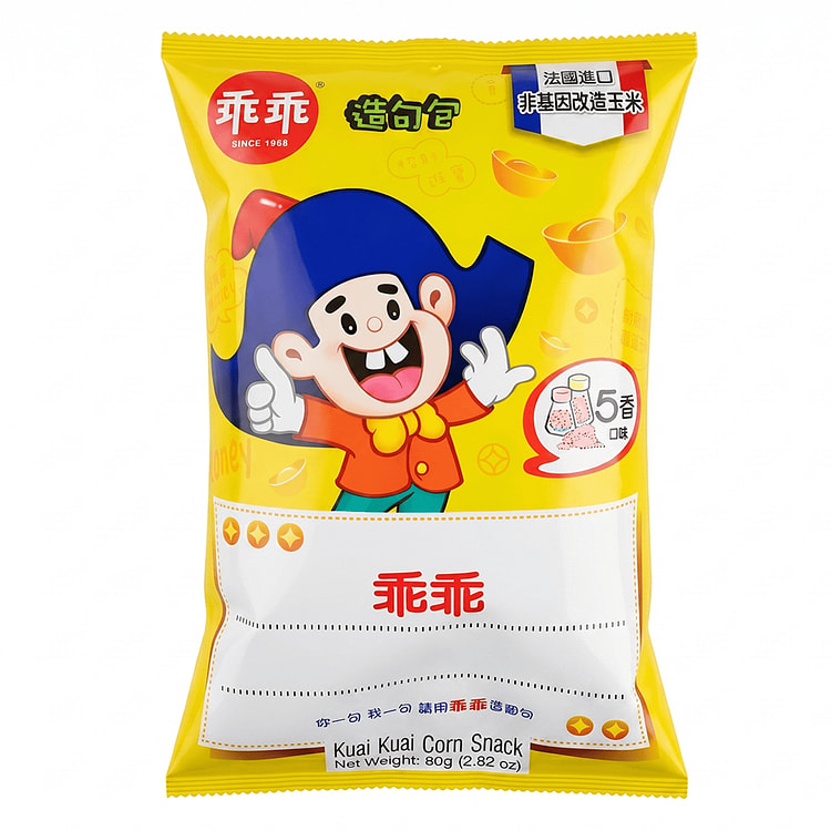 乖乖 狠大包 粟米条 五香口味 80 克
