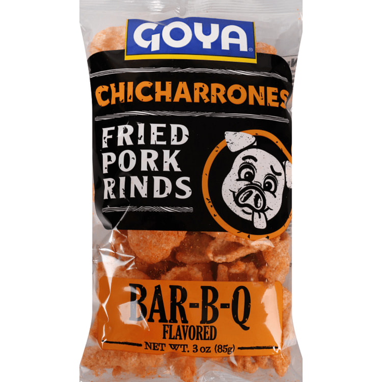 Goya Chicharrones Fried Pork Rinds Bar-B-Q 3 oz