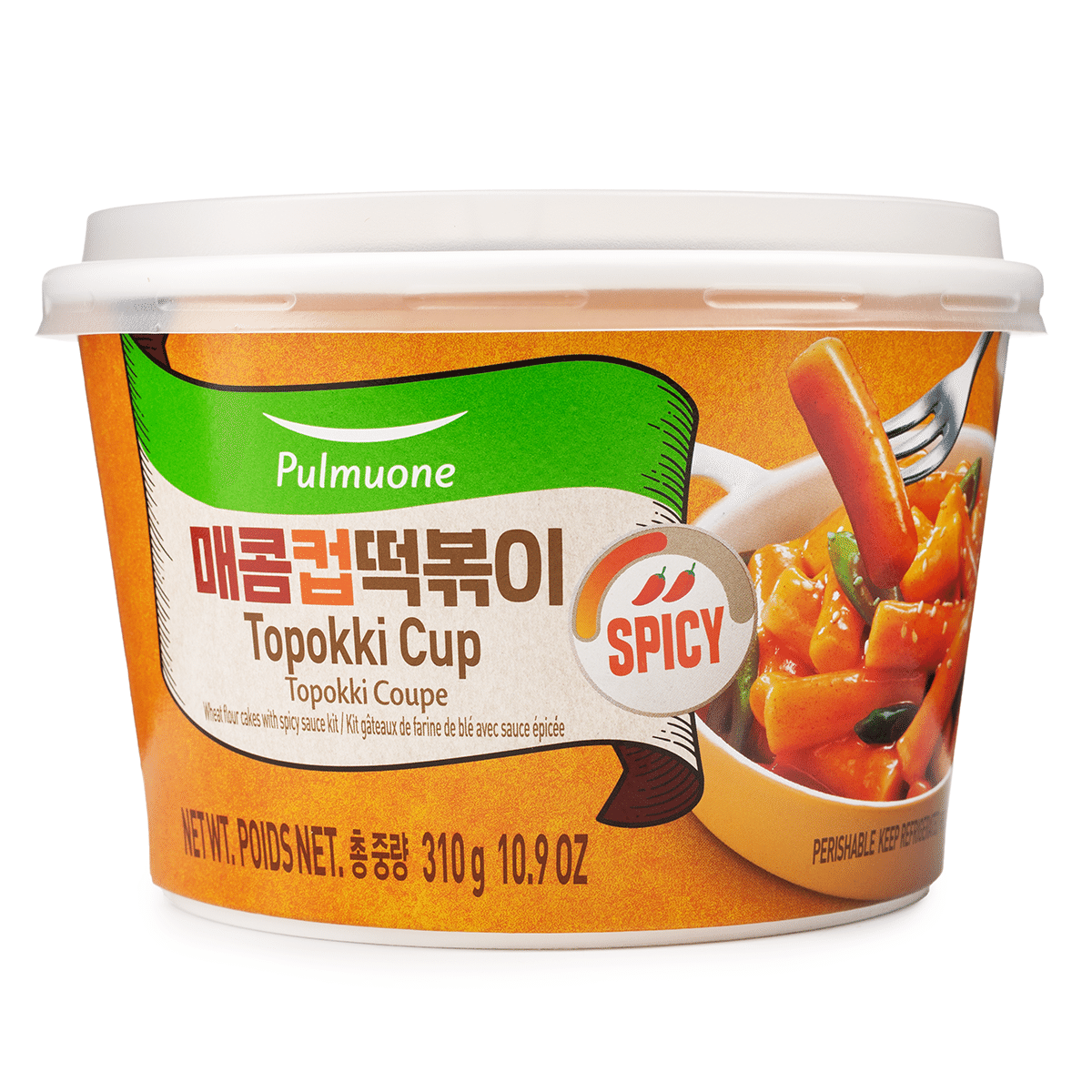 풀무원 매콤 컵떡볶이 10.9 온스