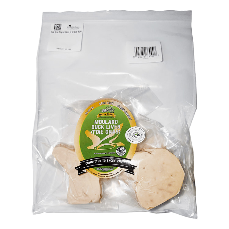 法式肥鸭肝片 冷冻 8 盎司