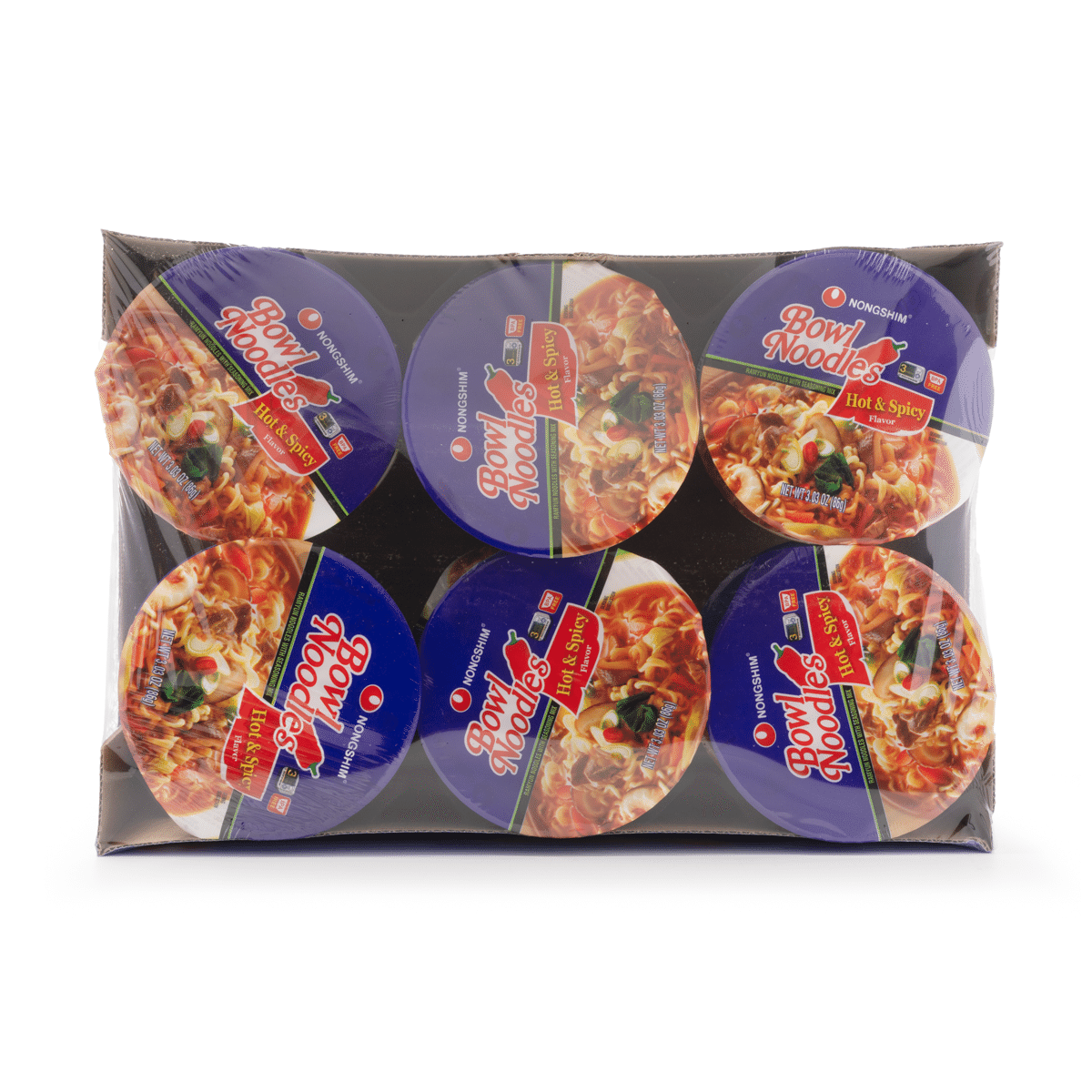 Nongshim Sopa instantánea de fideos, sabor picante 3.03 onza(s)*12 paquetes